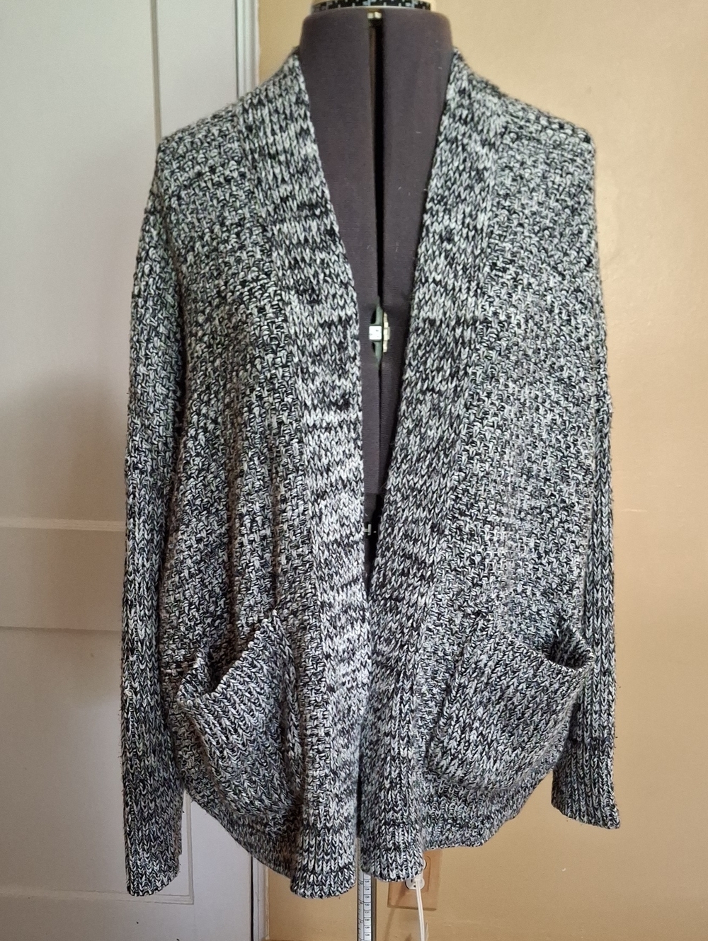 Black And White Cardigan